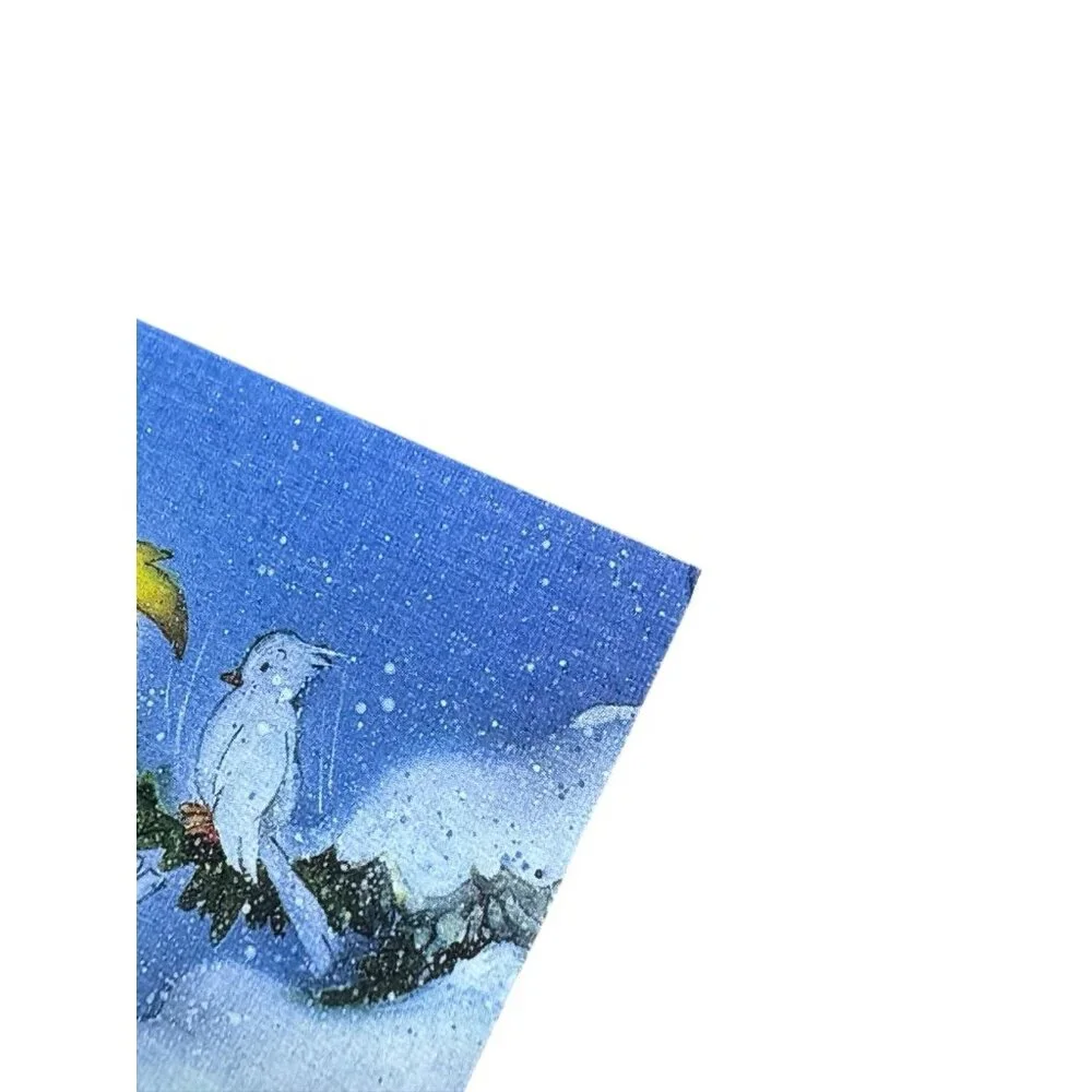 AHAF Exclusive Collection Greeting Christmas Card Snowmen Outdoor‎ USA Envelope